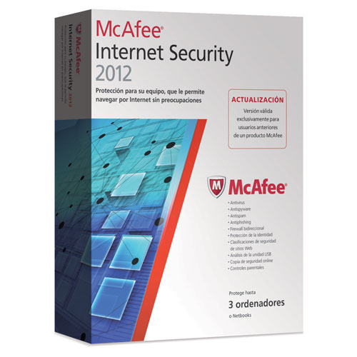 Antivirus Mcafee Internet Security 2012 3 Usuarios